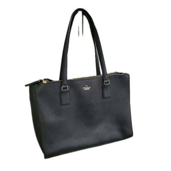 Kate Spade Cameron Street Satchel Purse – Black Leather Tote Handbag for Women - Picture 4 of 15
